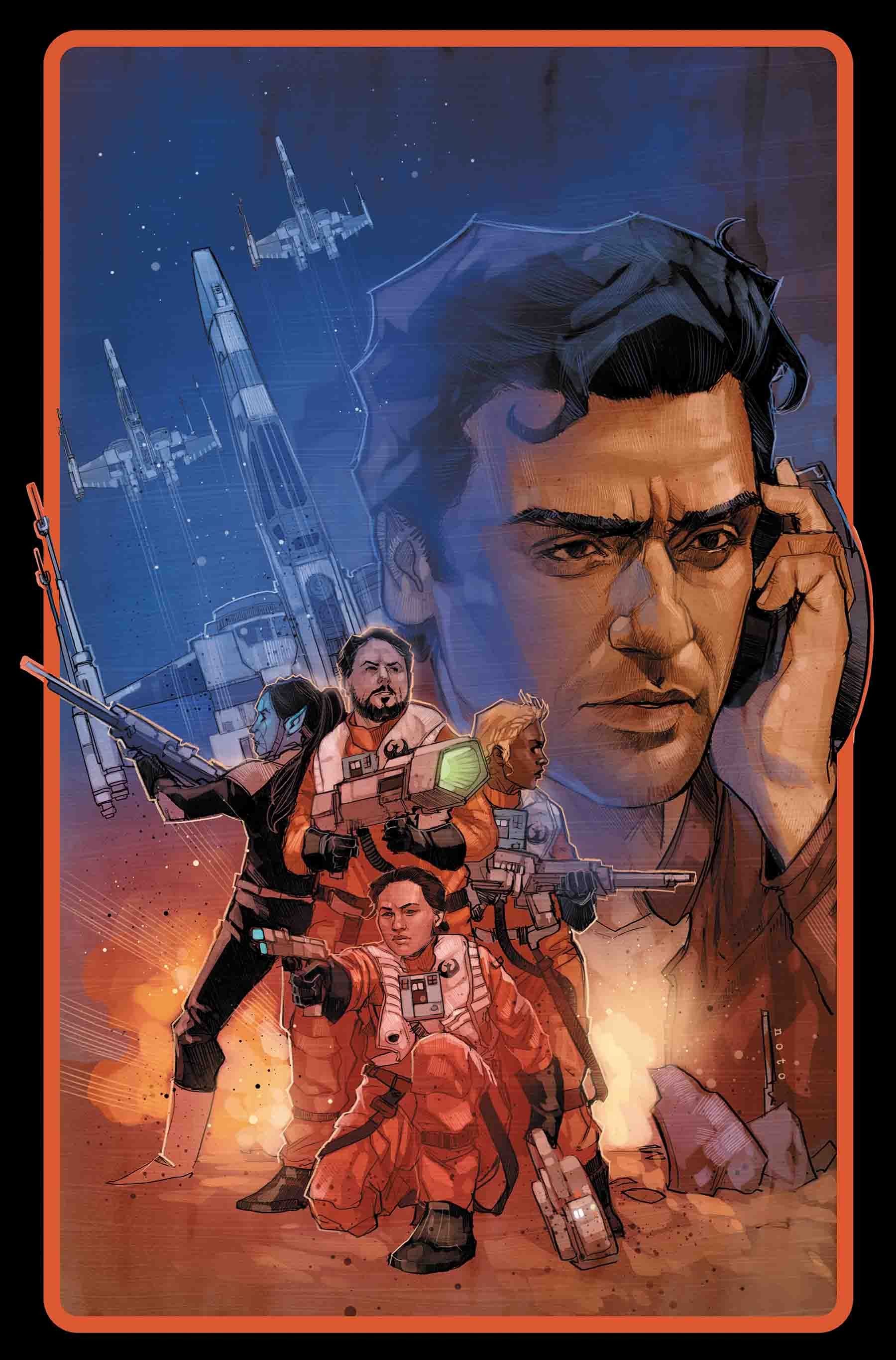 Star Wars: Poe Dameron #29 cover by Phil Noto