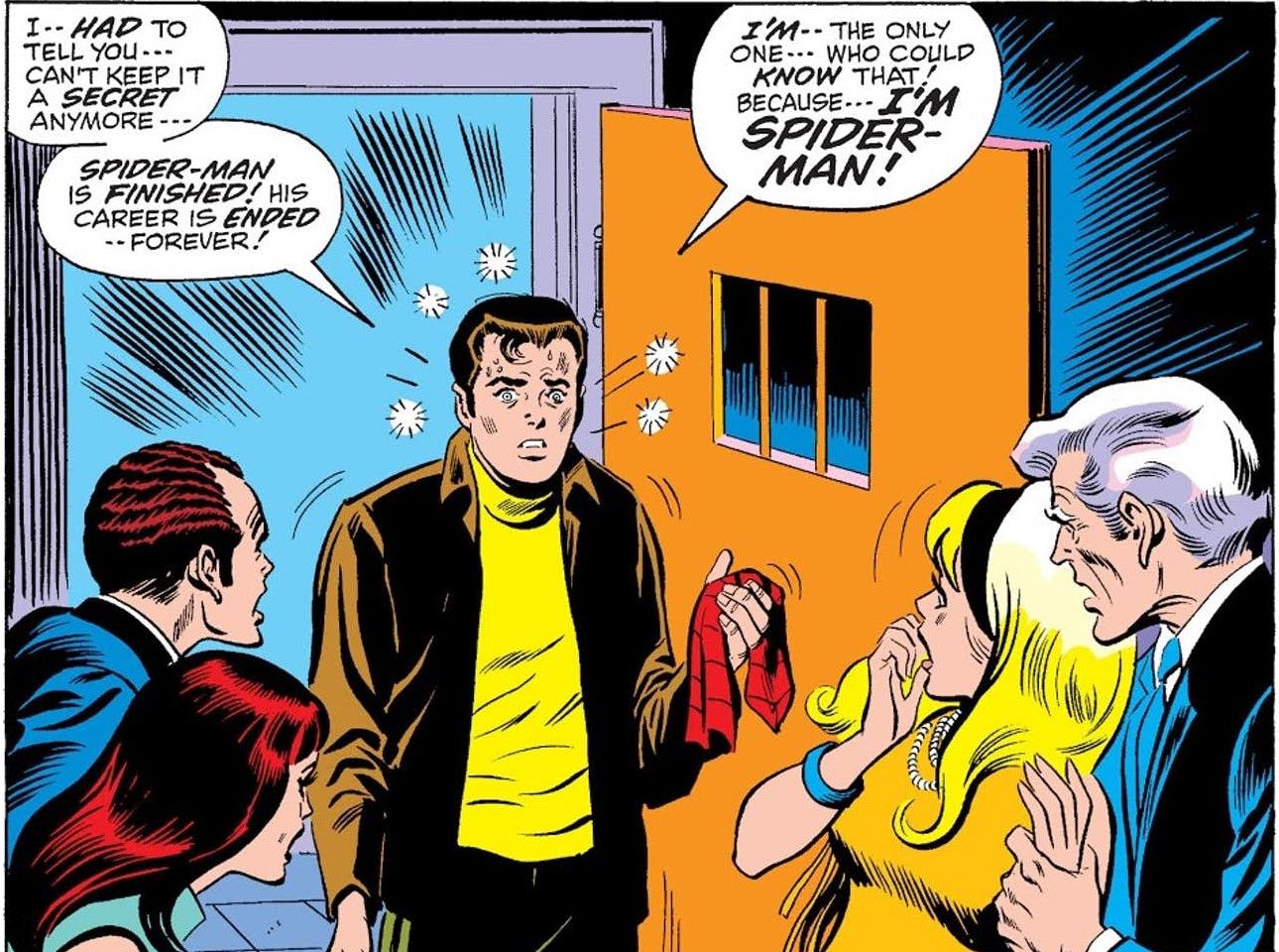 Spider-Man Peter Parker gets the flu