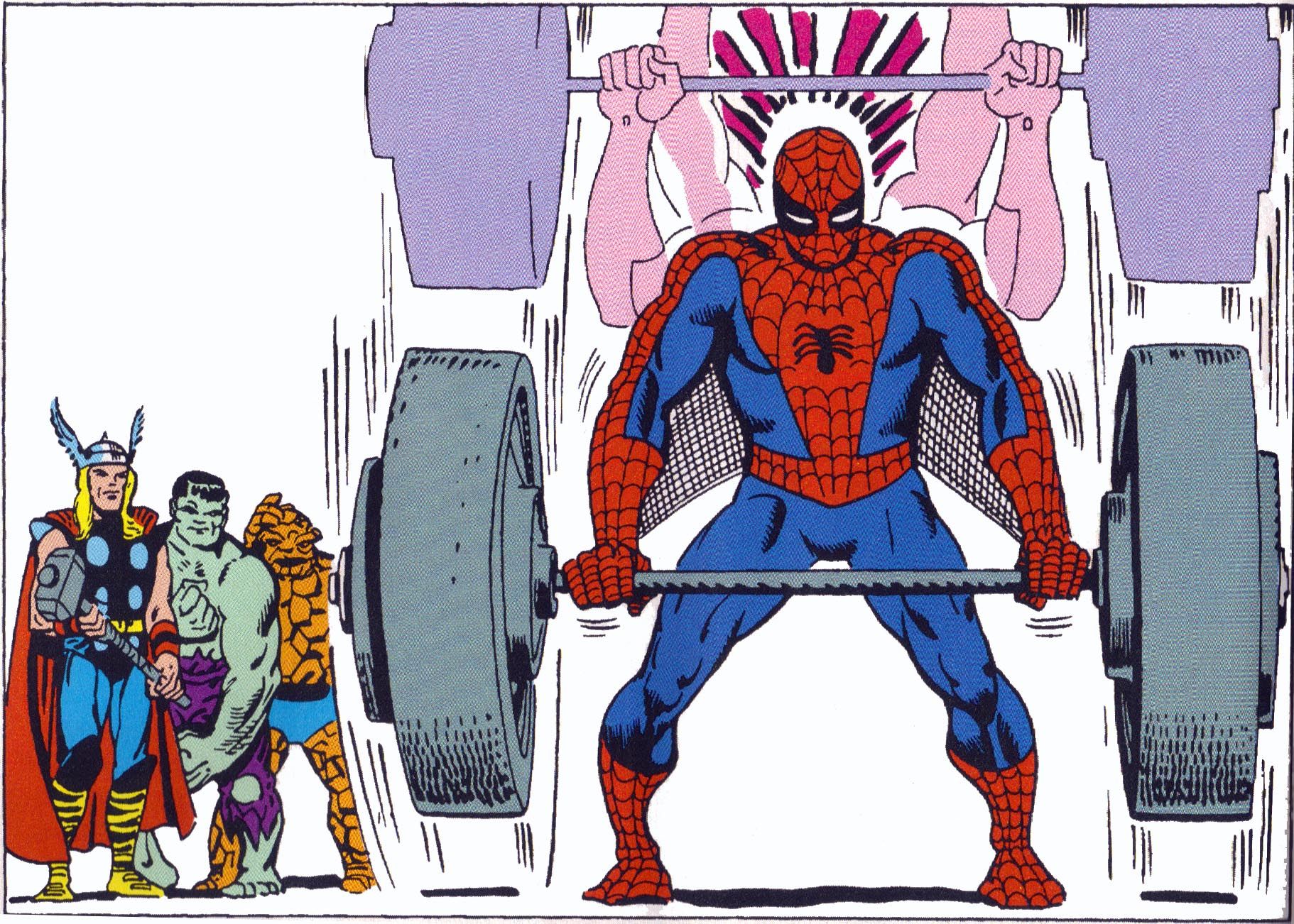 Spider-Man strength