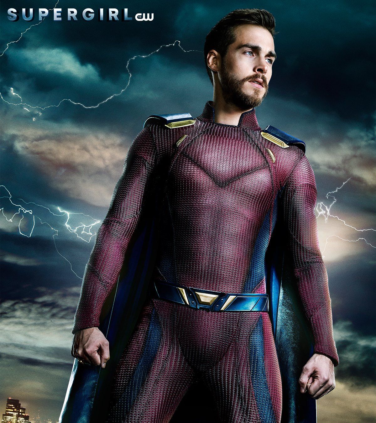 Supergirl's Mon-El rocks his comics-accurate costume in an official poster.
