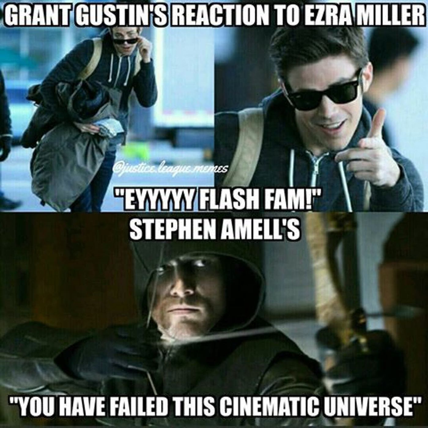 The Flash Arrow Ezra Miller