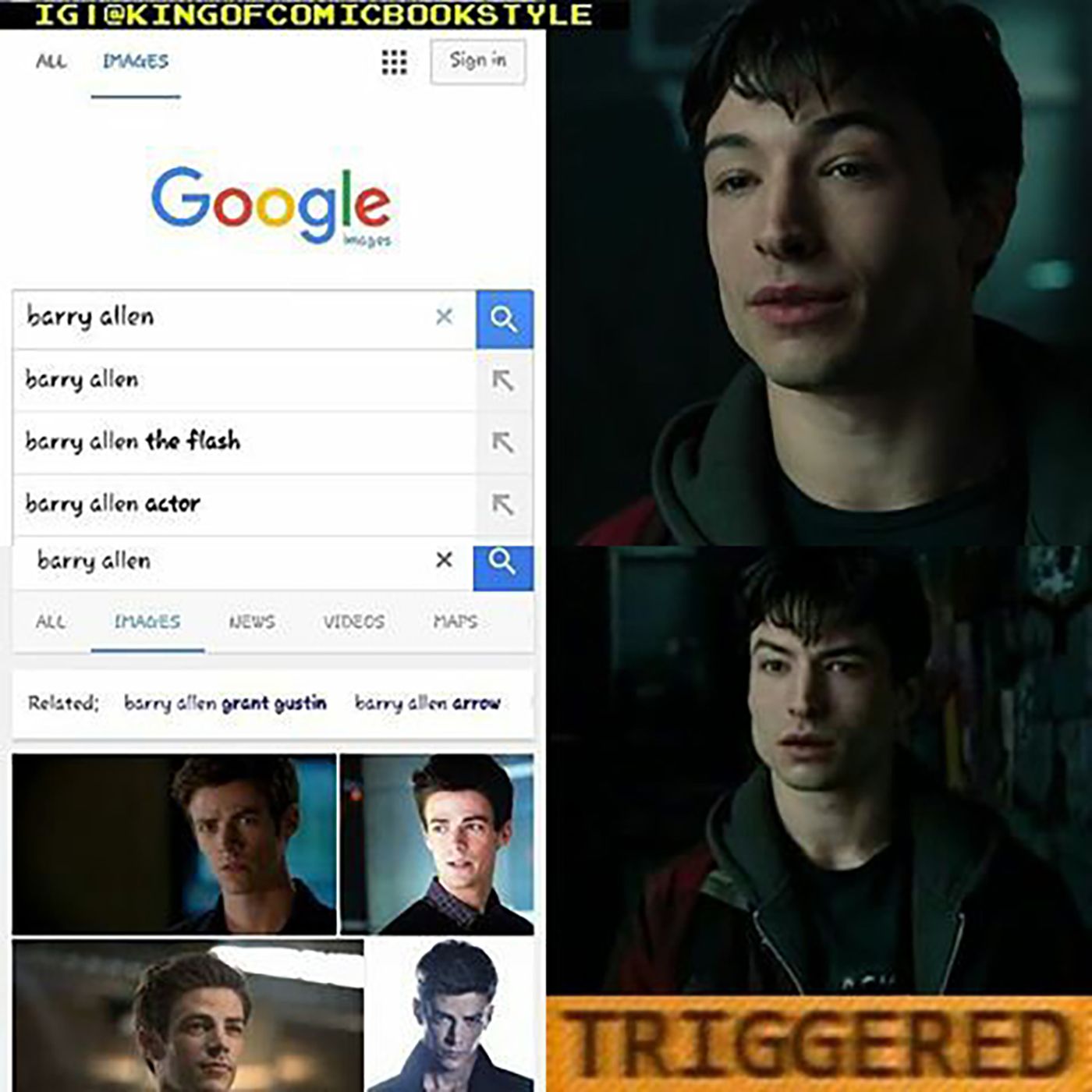 The Flash Grant Ezra Triggered