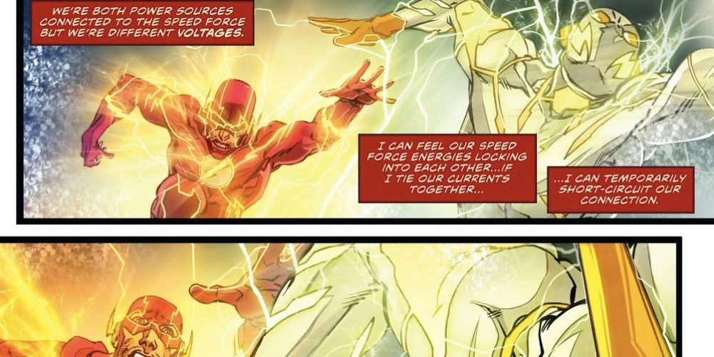 The Flash and Godspeed in Goodbye to Old Friends