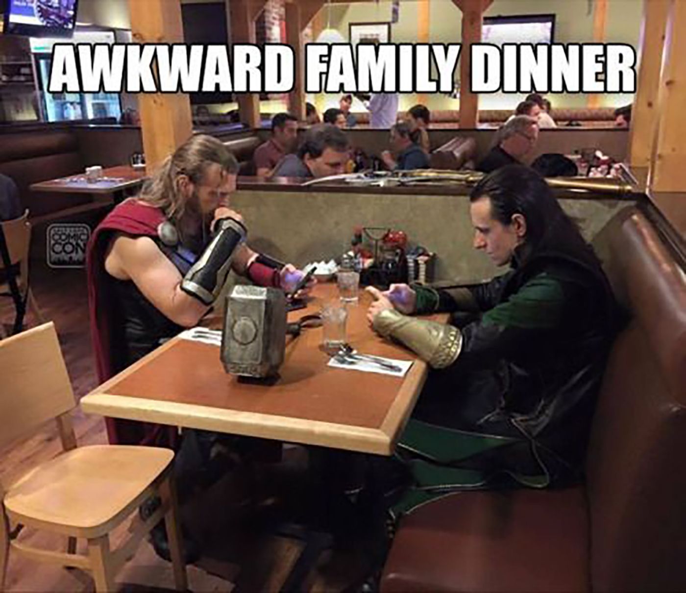 Thor Loki Awkward