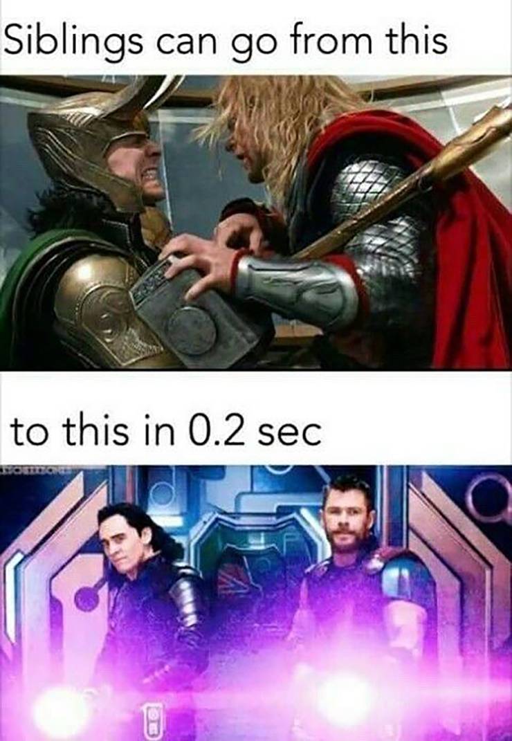 Danknarok 25 Hilarious Thor Family Memes Cbr