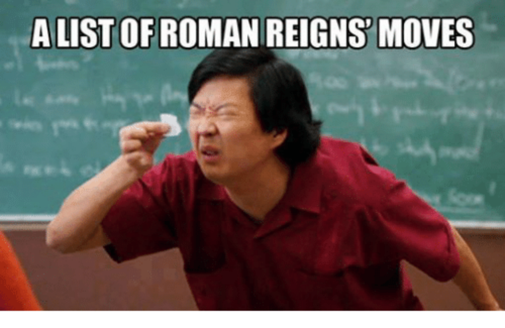 WWE Roman Reigns meme