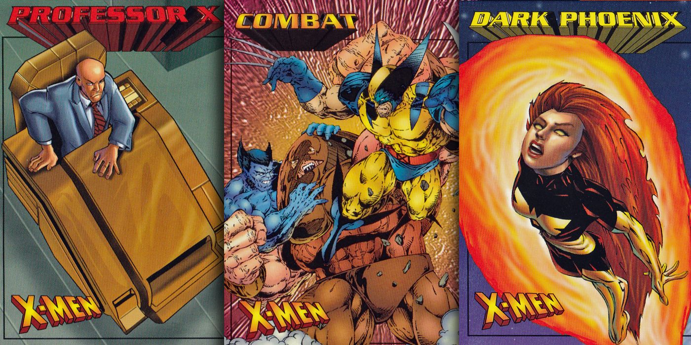X-Men 1998 skybox cards