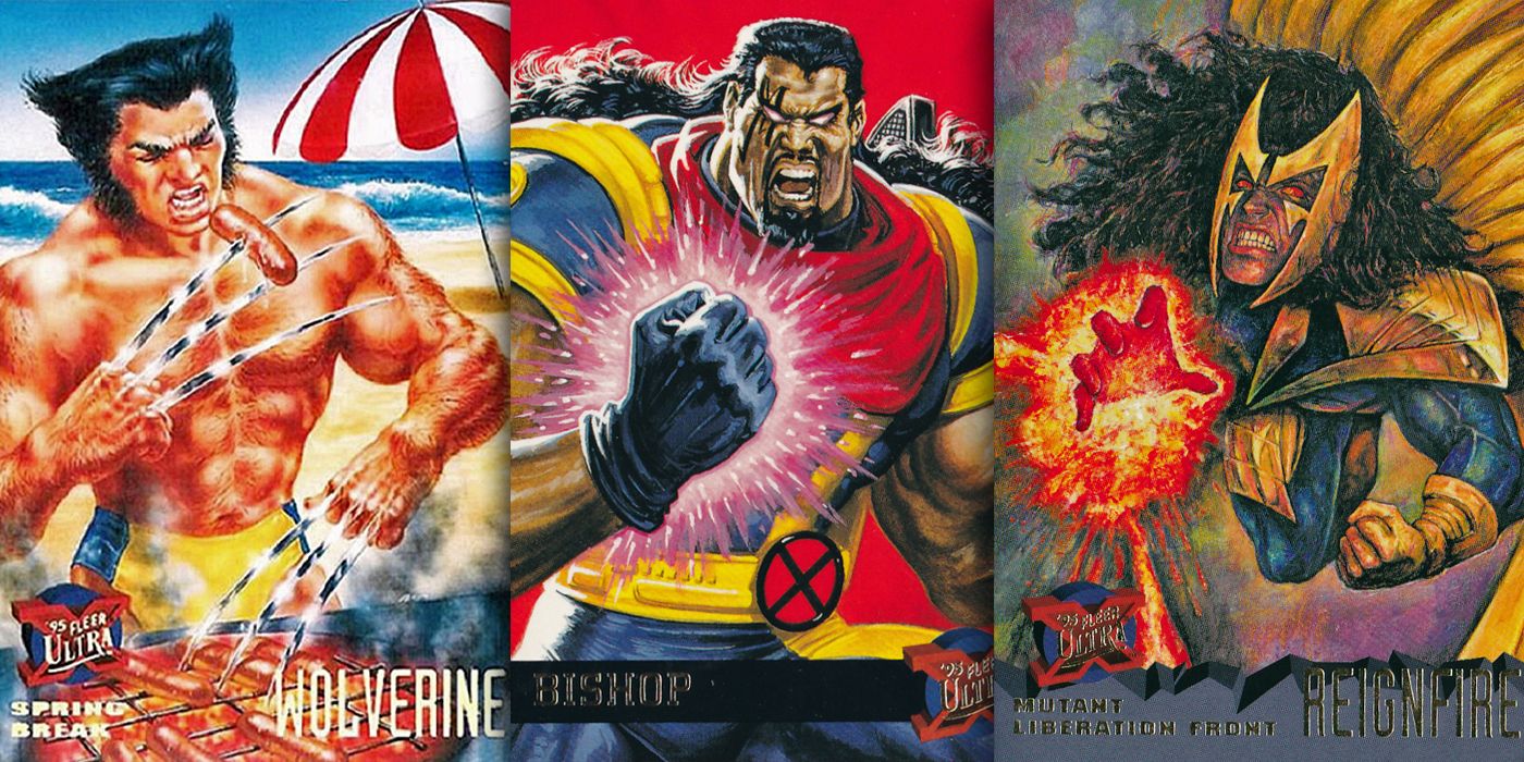 X-Men Fleer '95 trading cards