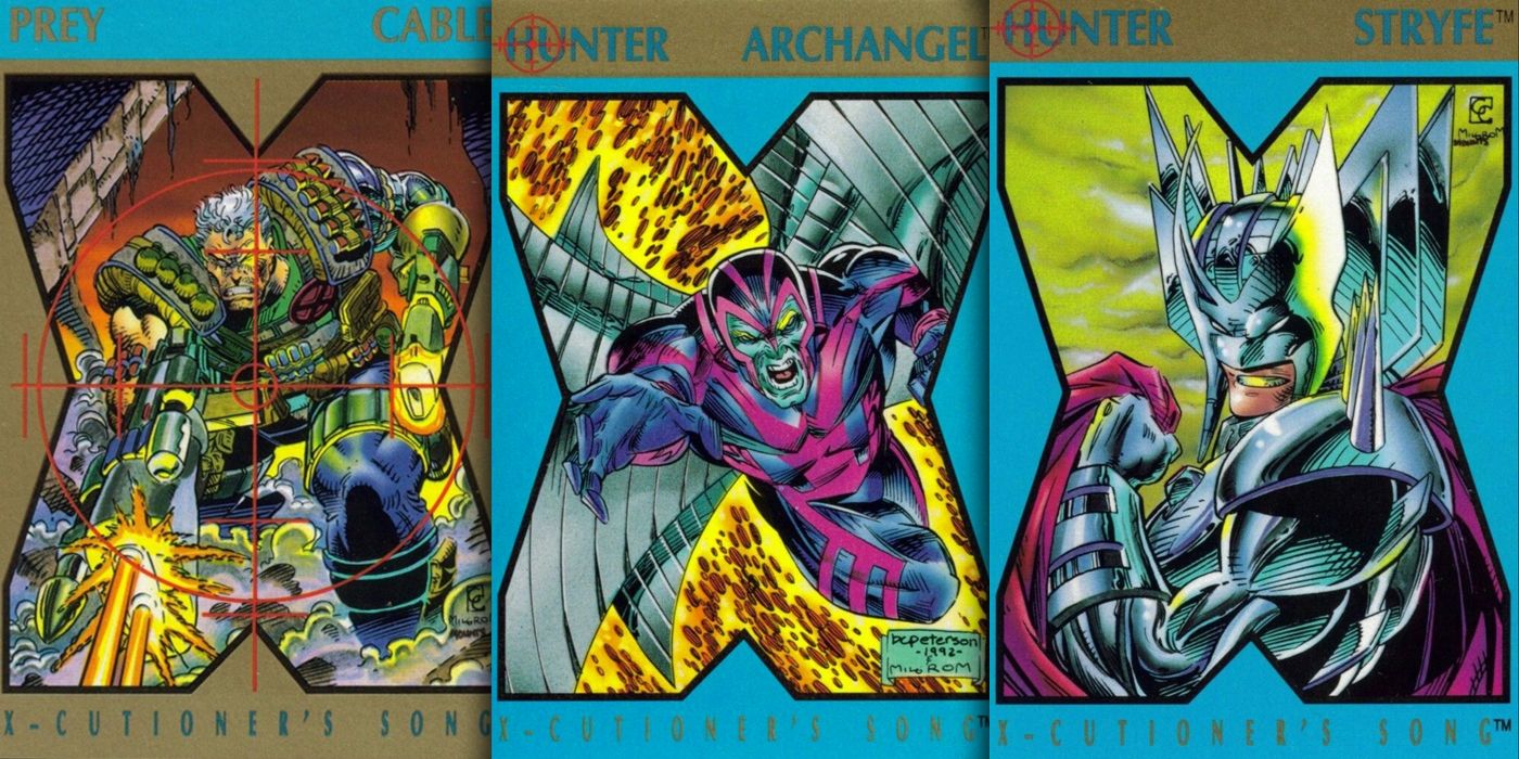 X-Men X-Cutioner's Song trading cards