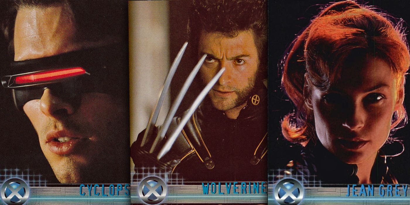 X-Men move trading cards
