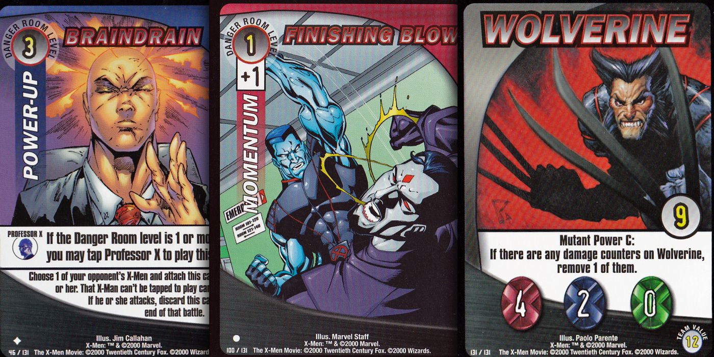 X-Men movie trading card game