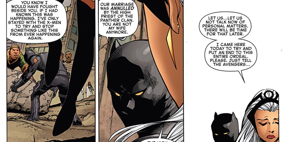 Black Panther annules marriage