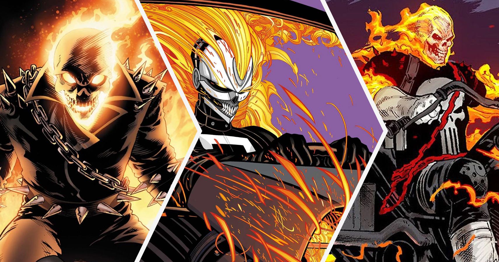 Ghost rider is the name of many antiheroes and superheroes appearing in ame...