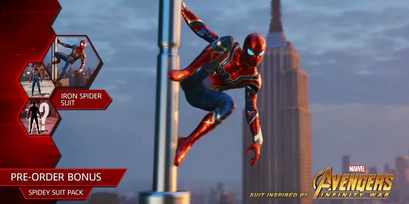 Spider-Man's Iron Spider Infinity War Suit Debuts on PS4