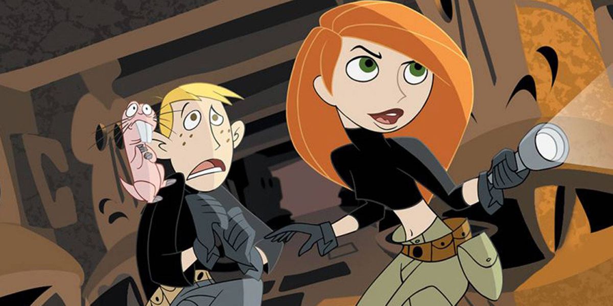 Kim Possible, Ron, and Rufus 