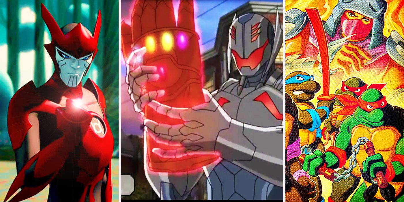 red lantern ultron infinity gauntlet tmnt shredder cartoons