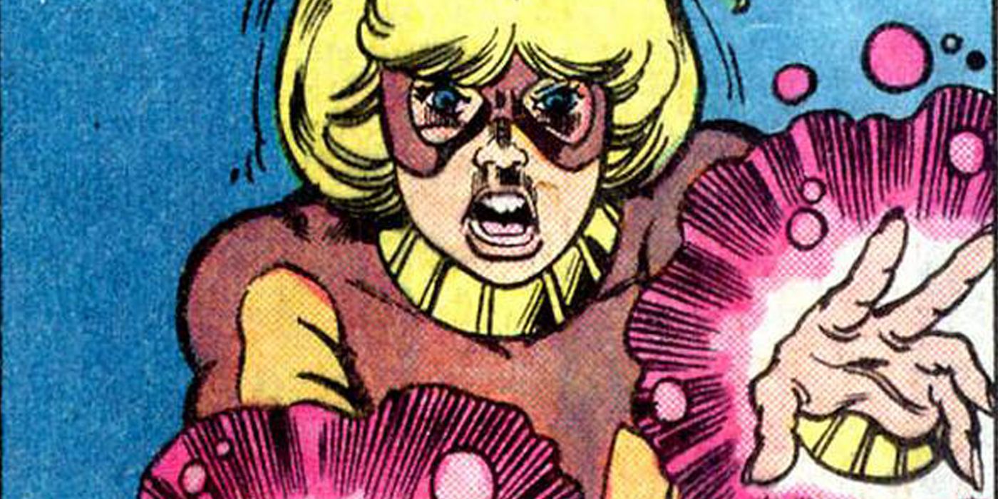 Terra, evil half-sister of Geo-Force, is infamous Titans mole
