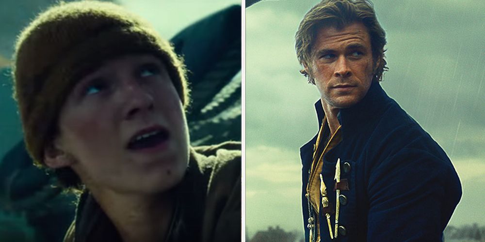 Tom Holland Chris Hemsworth In the Heart of the Sea