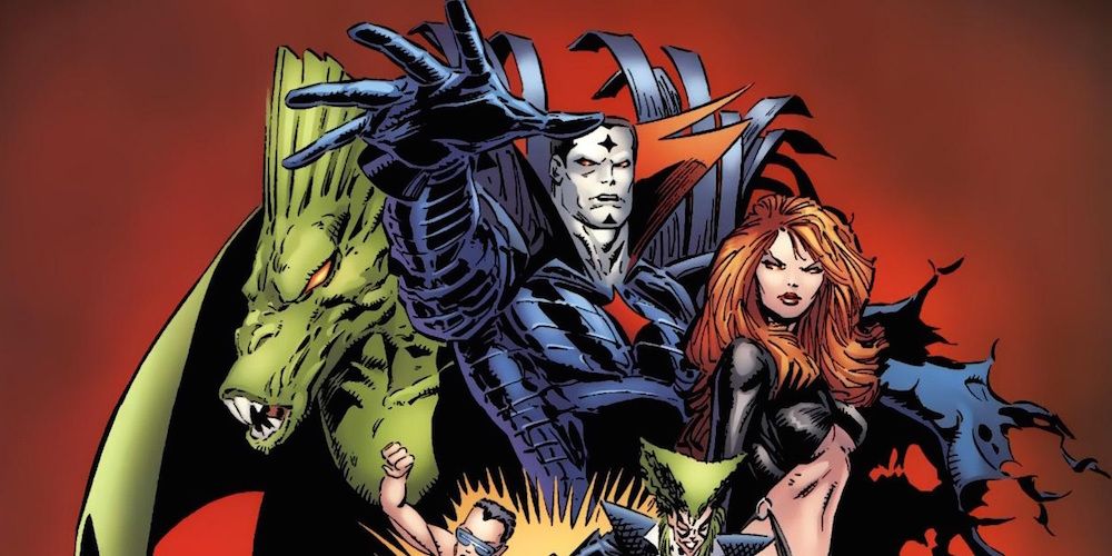 Mister Sinister and the Goblin Queen team up in Marvel Comics' Inferno.