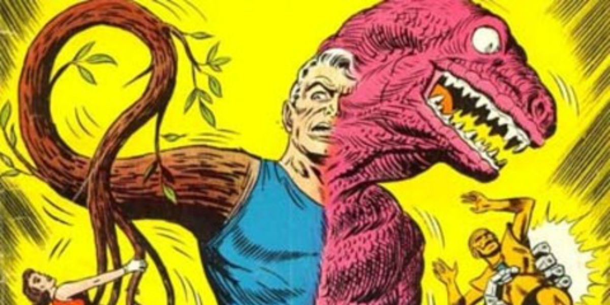 Animal-Vegetable-Mineral Man fights the Doom Patrol