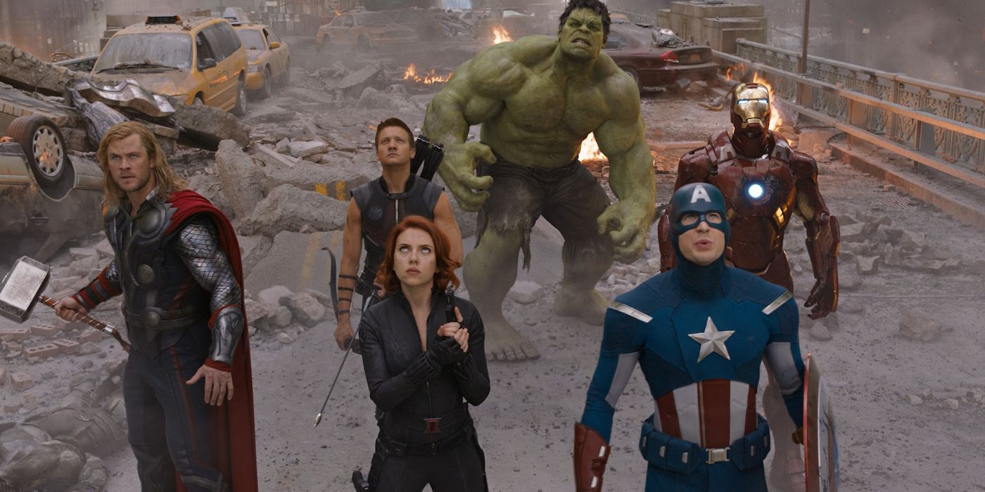 the cast of the Avengers 2012 movie