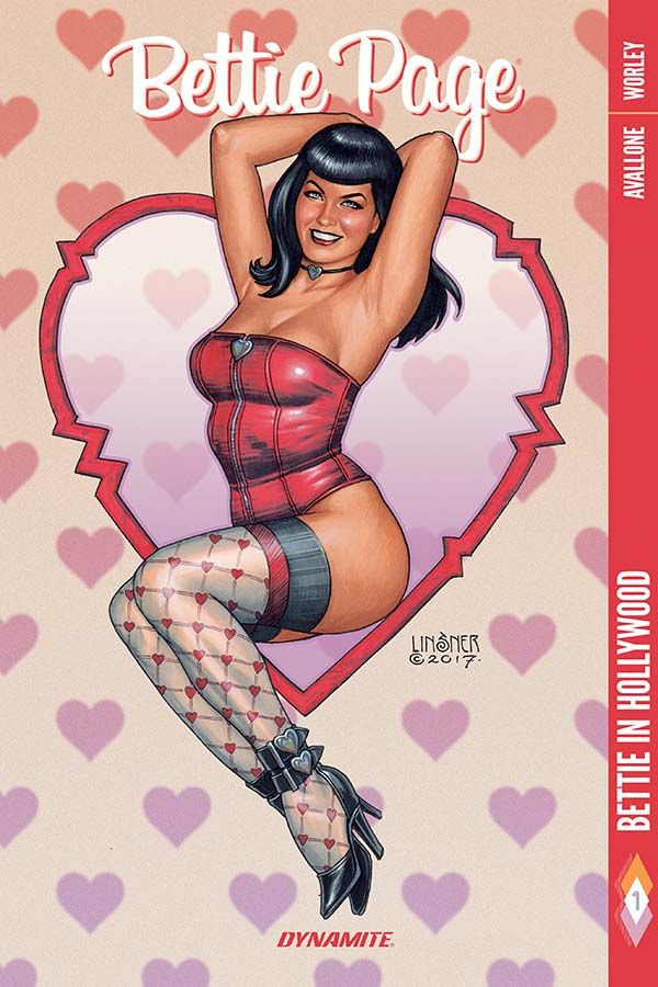 BETTIE PAGE #1 F WORLEY COLTON SUBSCRIPTION variant DYNAMITE COMIC 2017 NM
