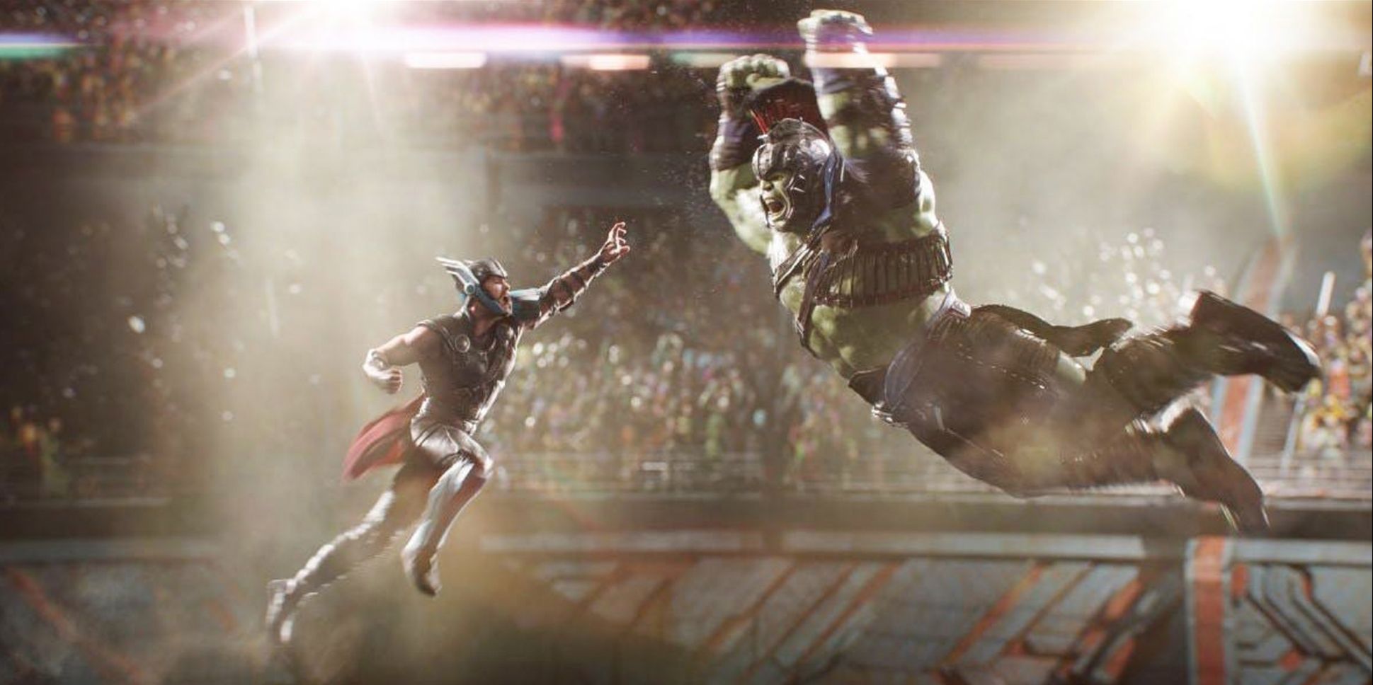 Hulk and Thor Clash