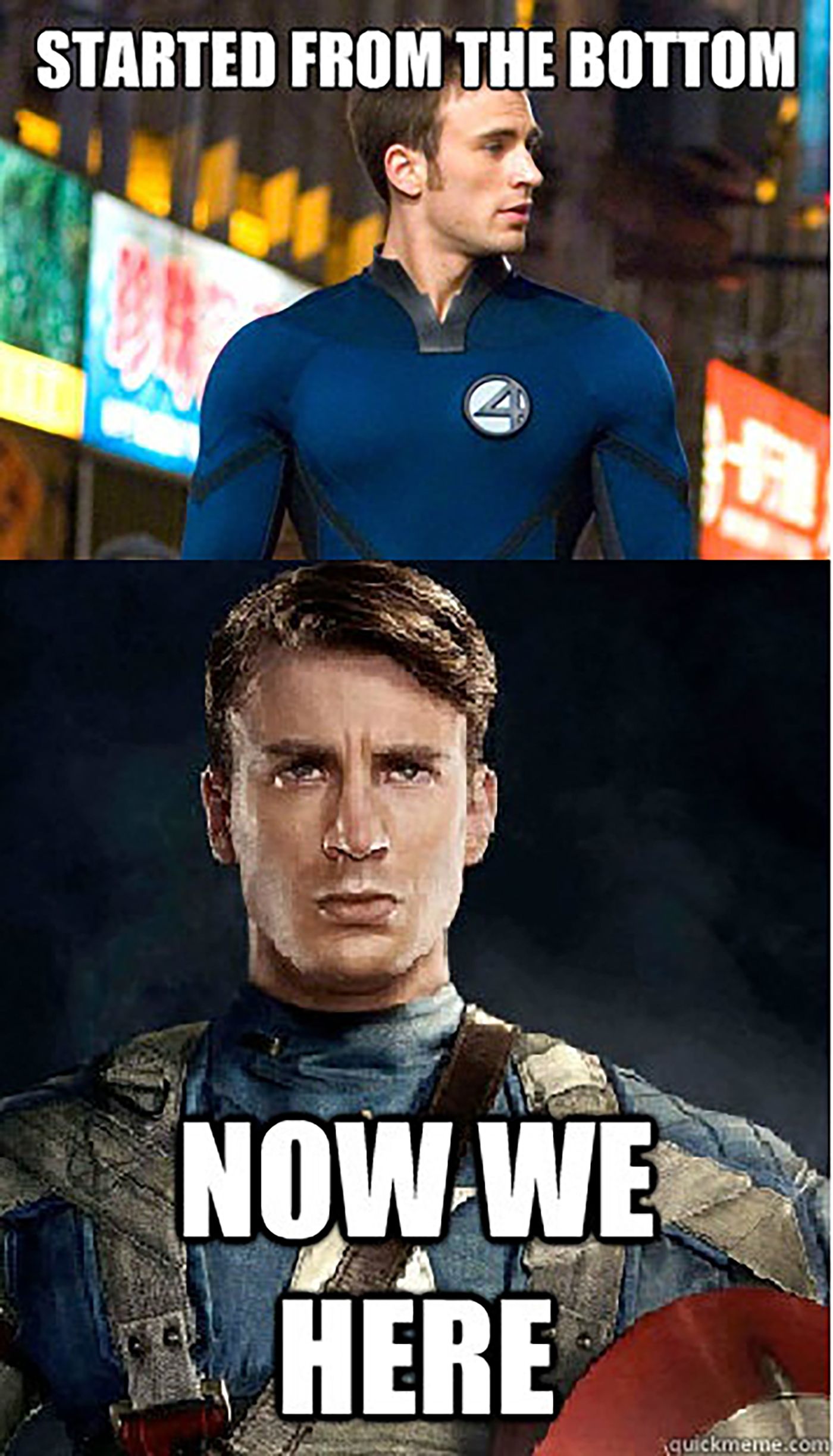 Chris Evans Started at the Bottom