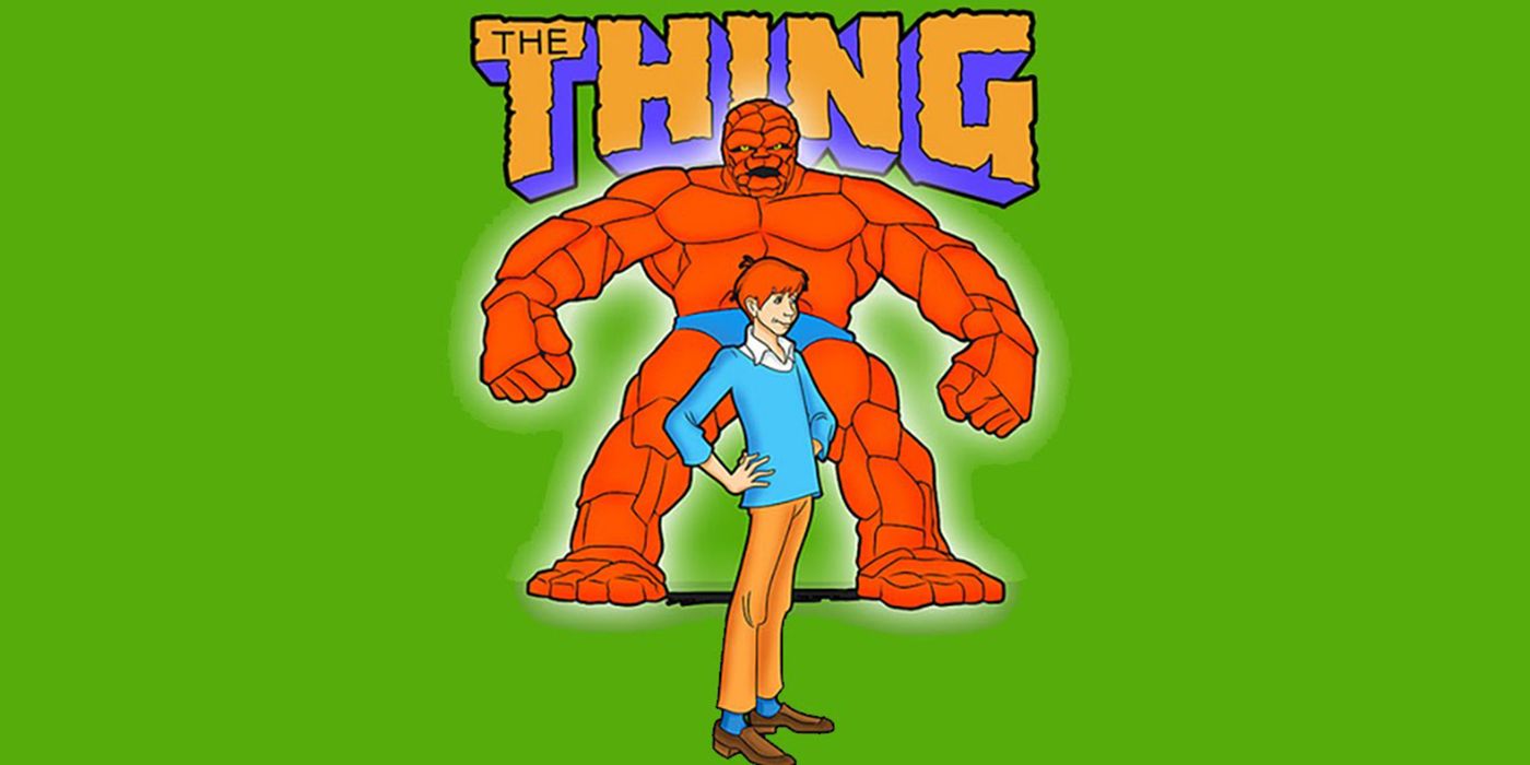 Fred and Barney meet Fantastic Four's The Thing