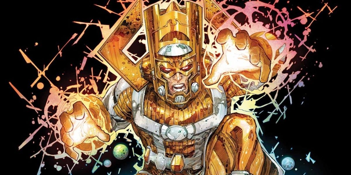 Galactus as Lifebringer in golden armor from Marvel Comics