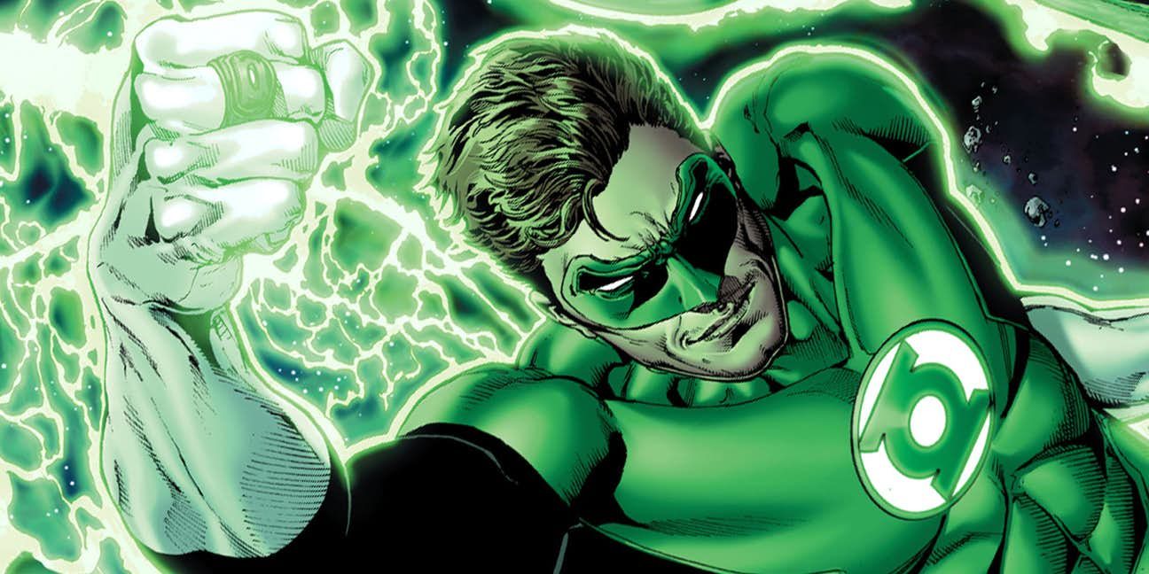 Hal Jordan using his power ring as Green Lantern from DC Comics