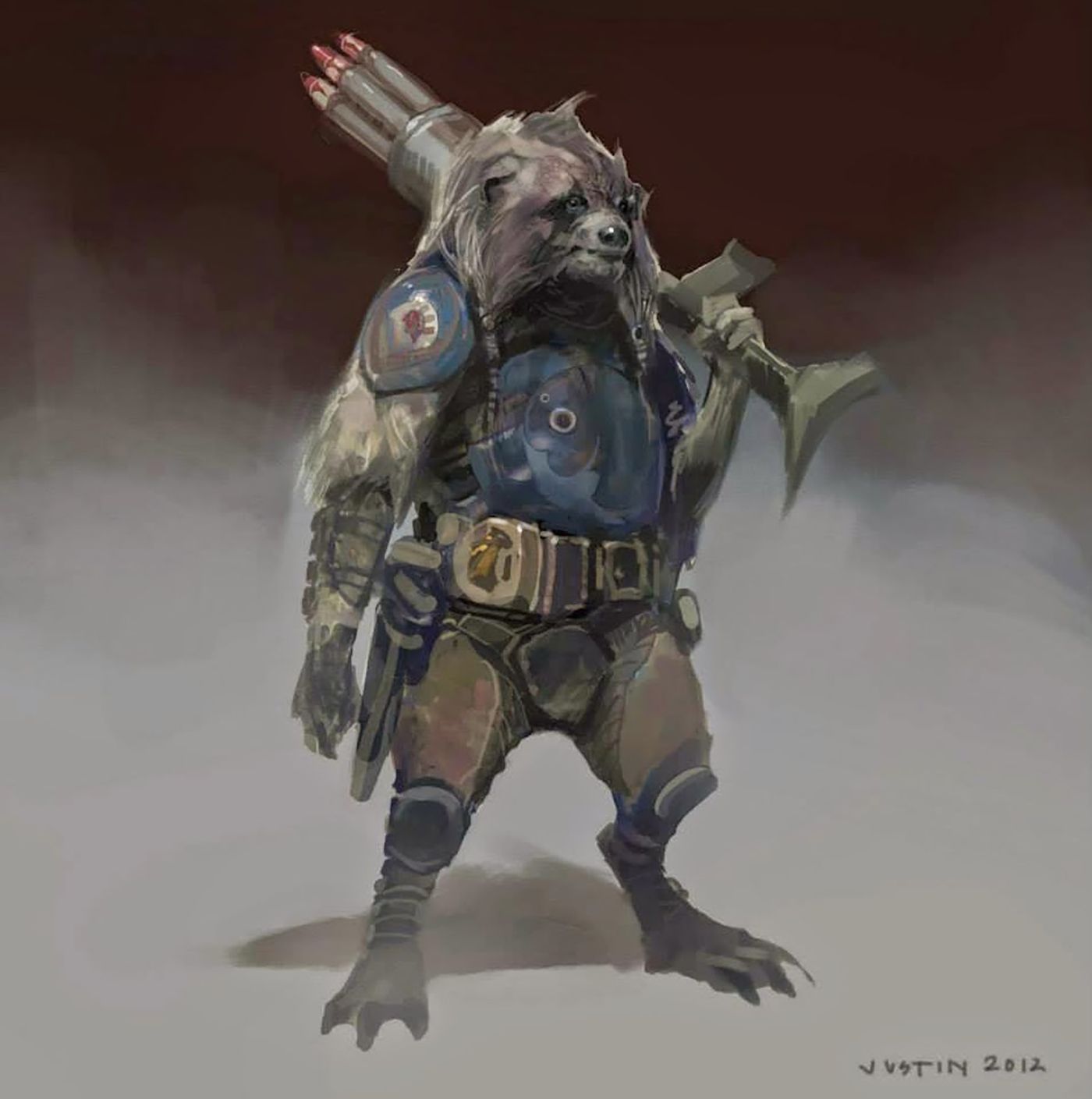 Guardians of the Galaxy Rocket Raccoon Justin Sweet