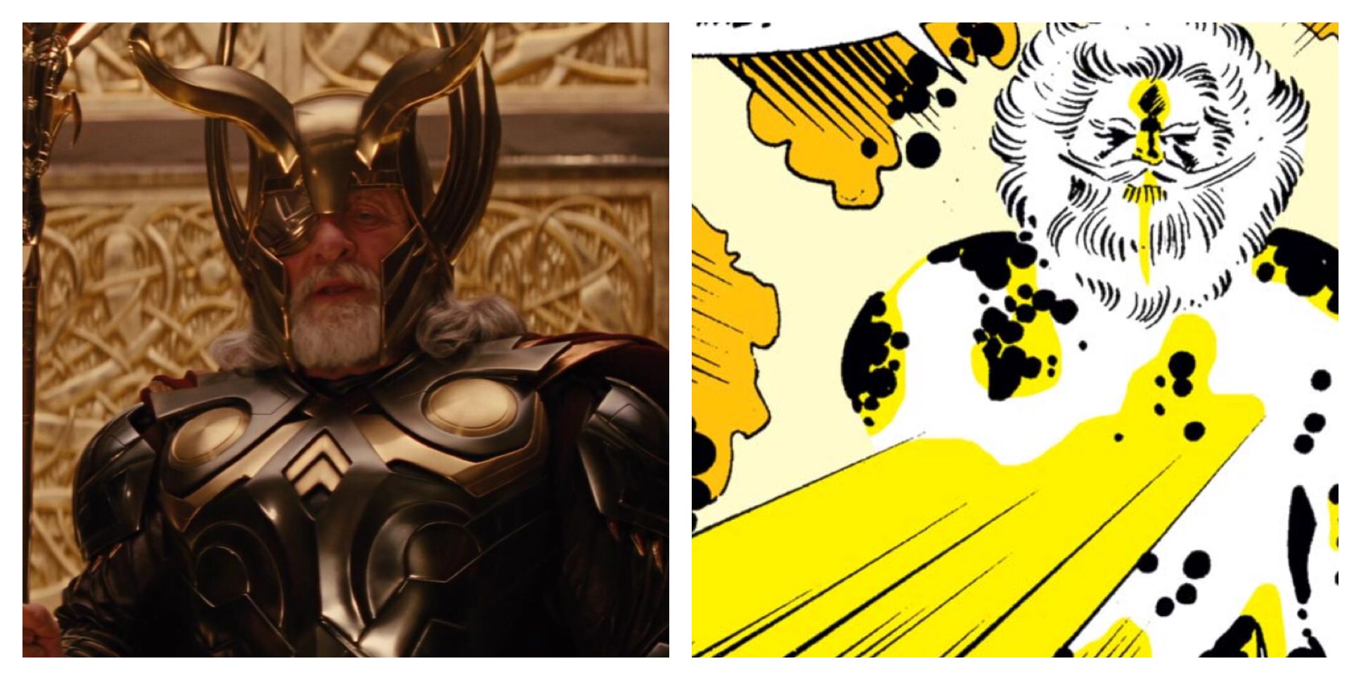 Comic Book Odin is Stronger than MCU Odin