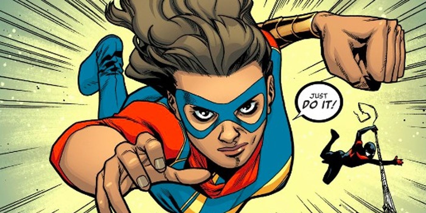Ms. Marvel and Spider-Man leap into action
