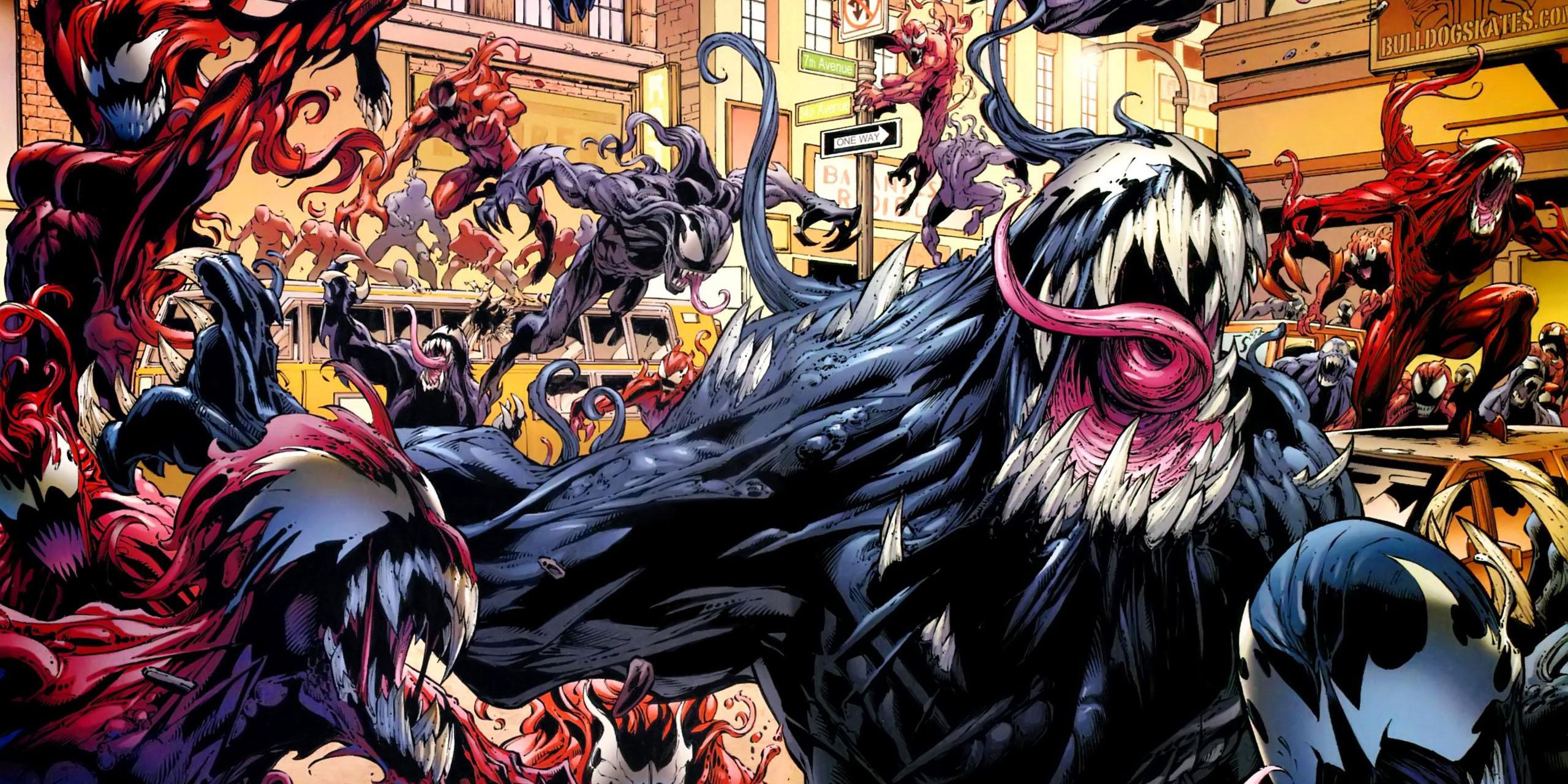 Chaos breaks out on Klyntar, the symbiote homeworld