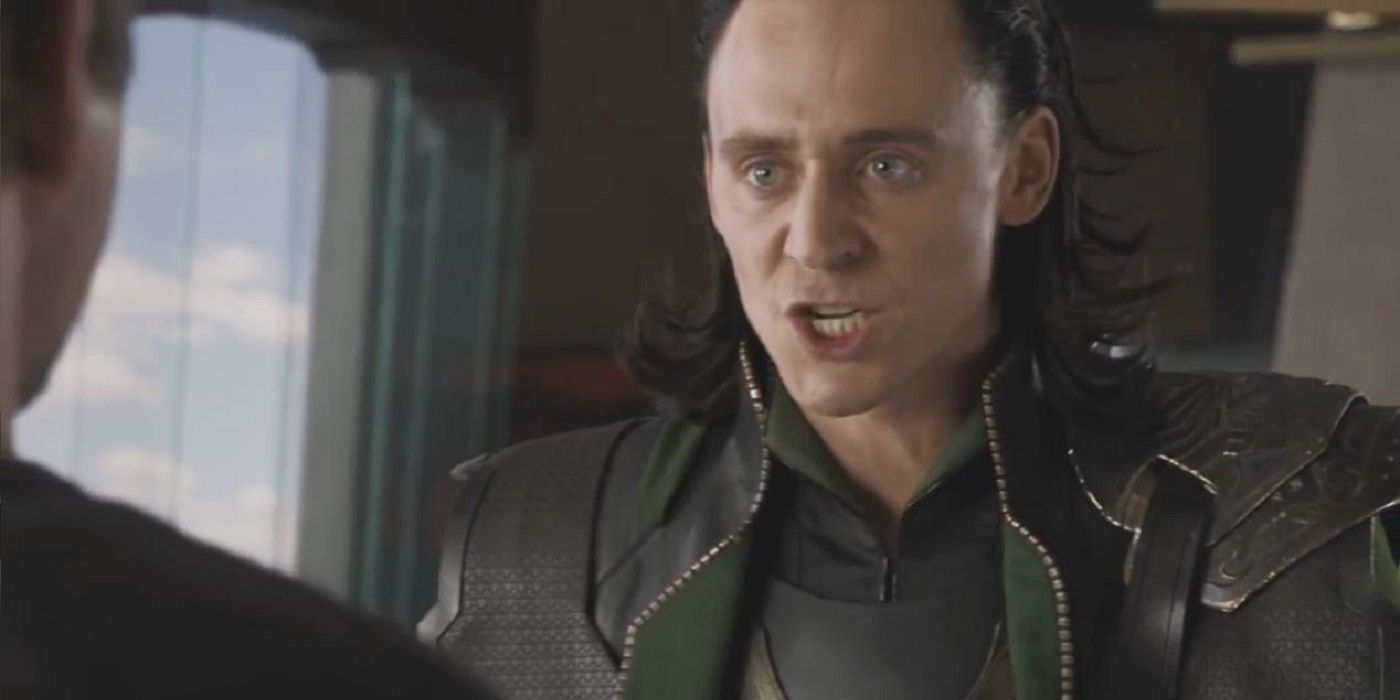 Loki delivers a monologue in Stark Tower
