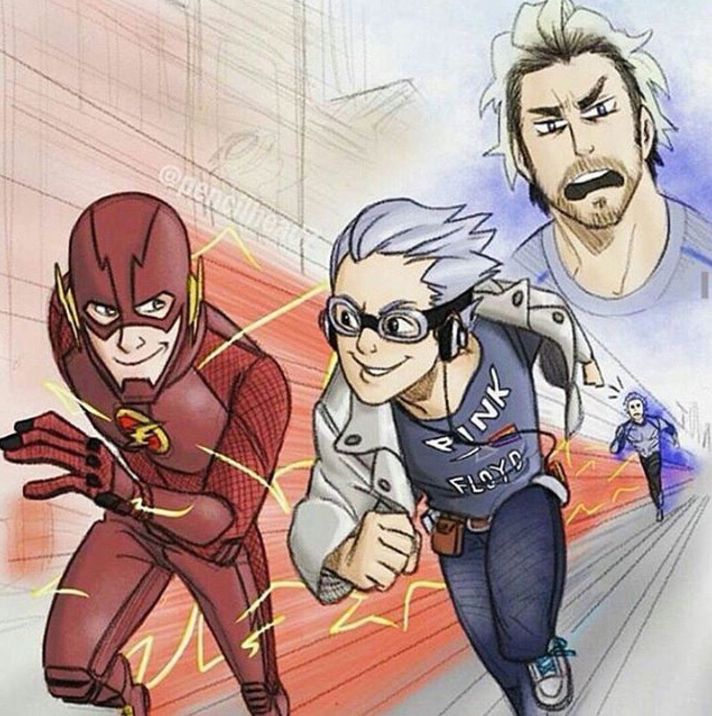The Flash Quicksilver X-Men Avengers