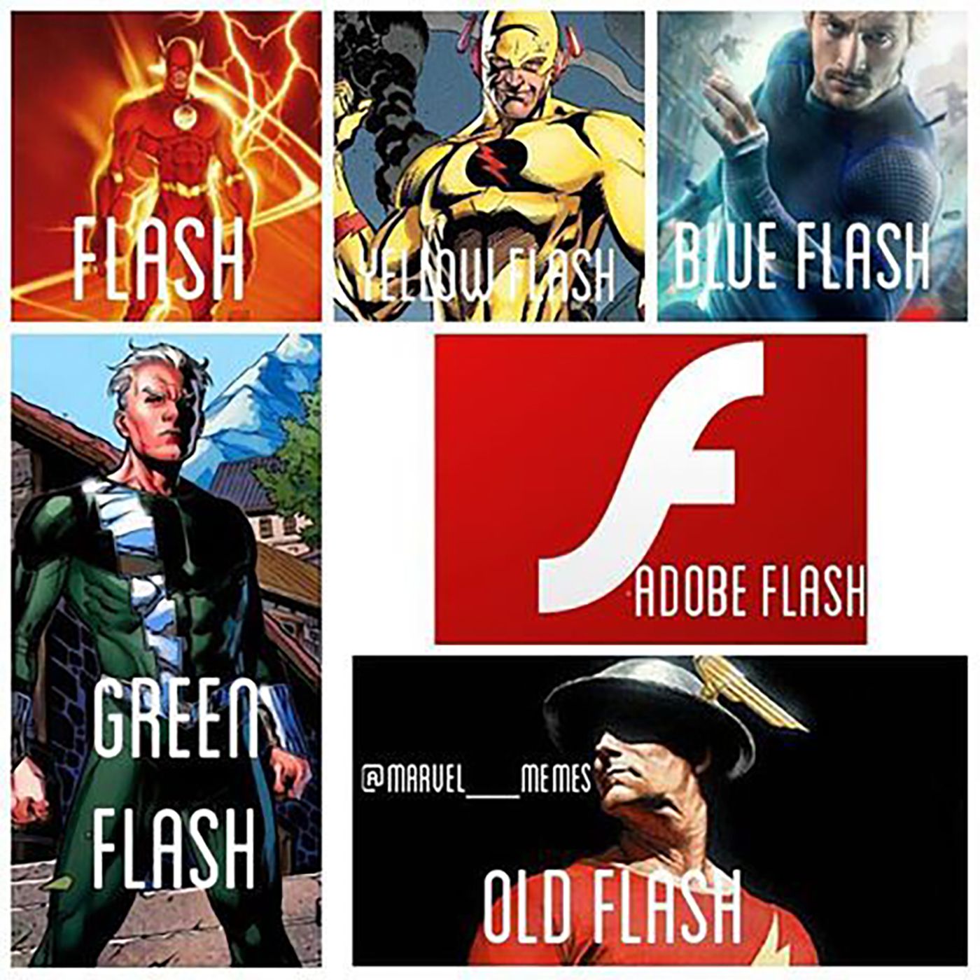 The Flash Types