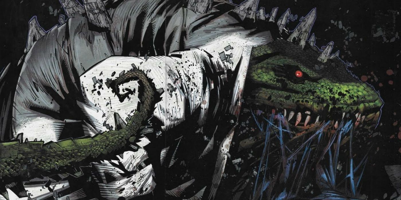 The Lizard in the "Shed" storyline from Amazing Spider-Man in Marvel Comics