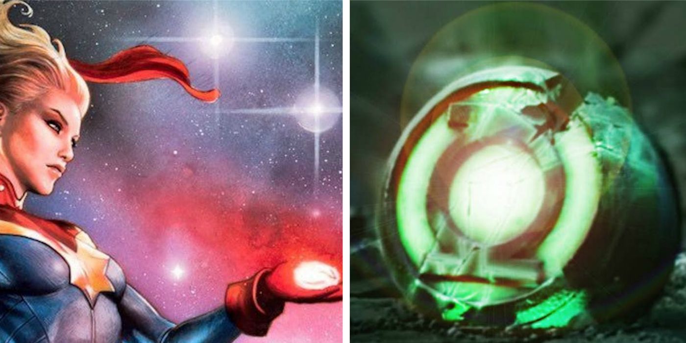 Captain Marvel Has a Reality Stone Green Lantern Ring
