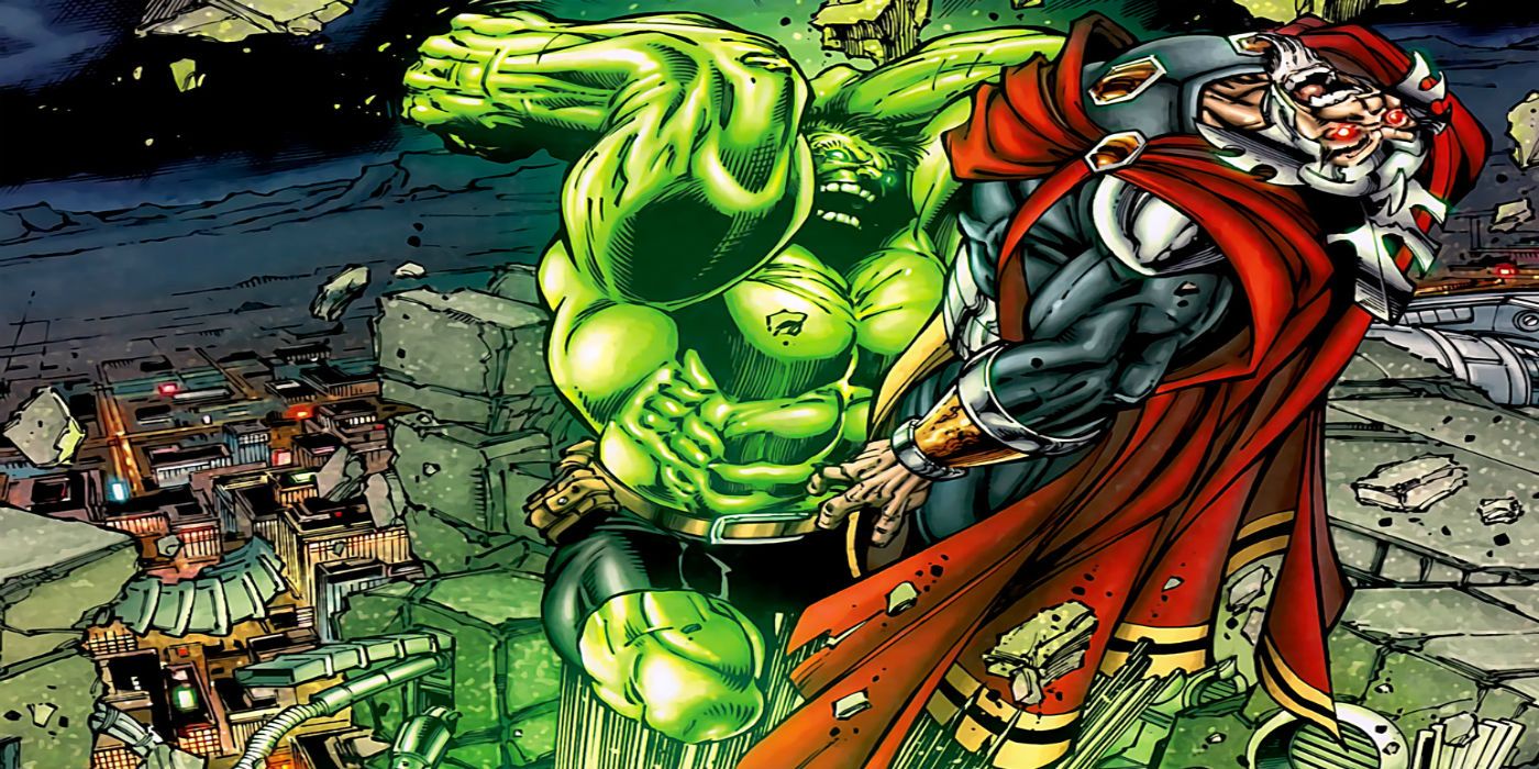 The Hulk fights Armageddon in Marvel Comics