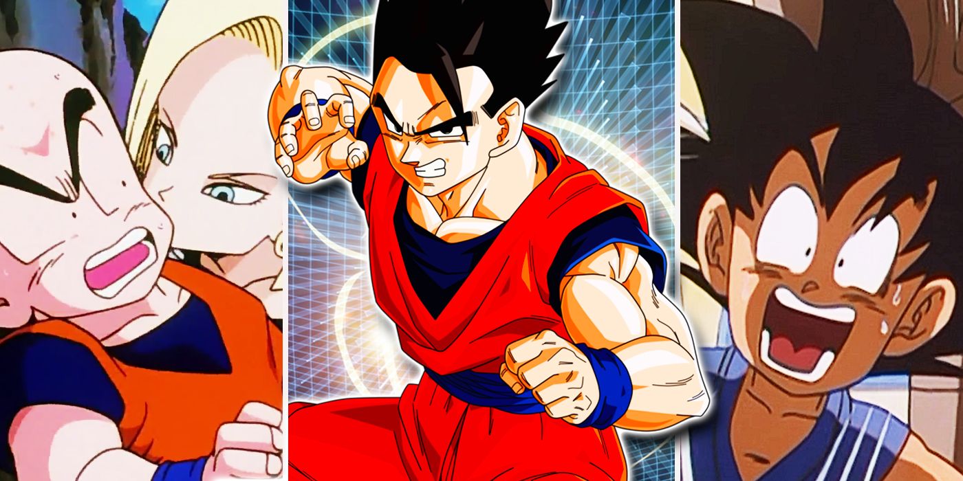 dragon ball gohan krillin goku android