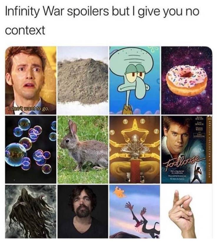 Oh Snap 25 Memes Only People Who Have Seen Infinity War Will Get