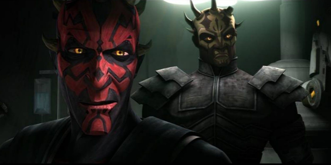 Darth Maul standing in front of Savage Oppress