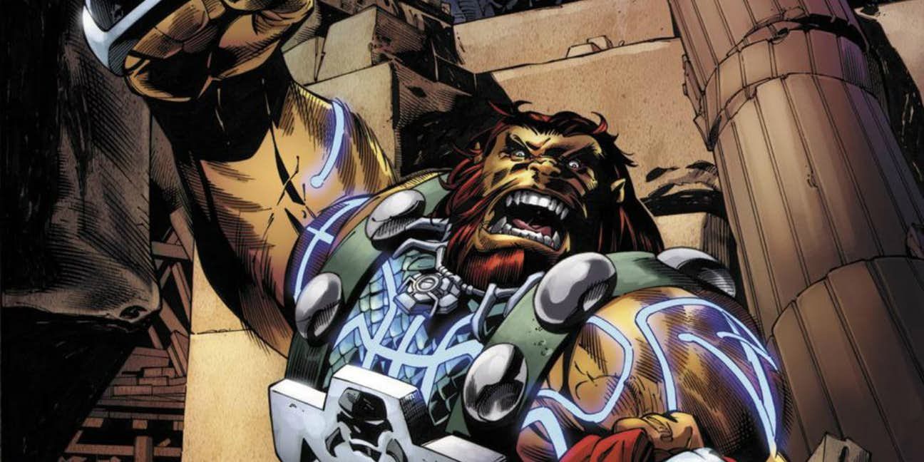 Marvel Comics Ulik The Troll Fighting Thor