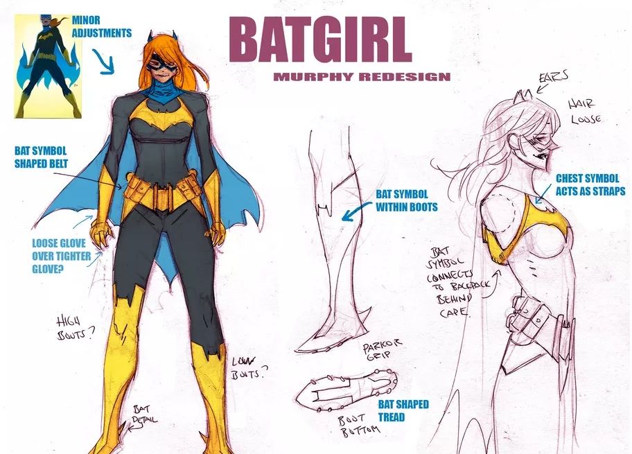 Batgirl costume redesign