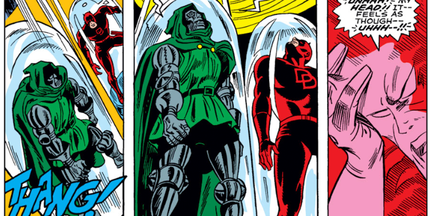 Doctor Doom switches bodies with Daredevil