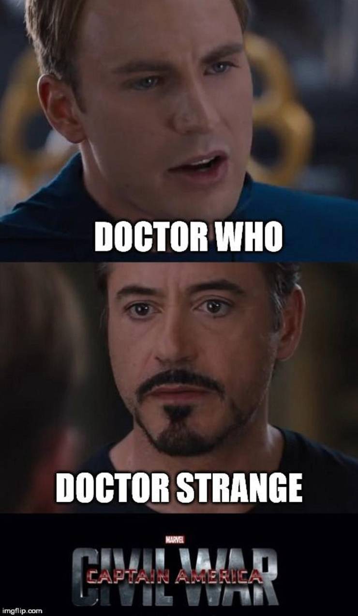 Mustache Bros 18 Doctor Strange And Iron Man Memes Cbr