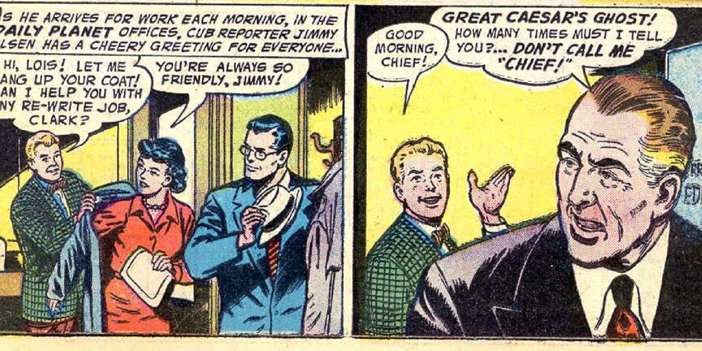 When Did Perry White First Say 'Great Caesar's Ghost!' in the Comics?