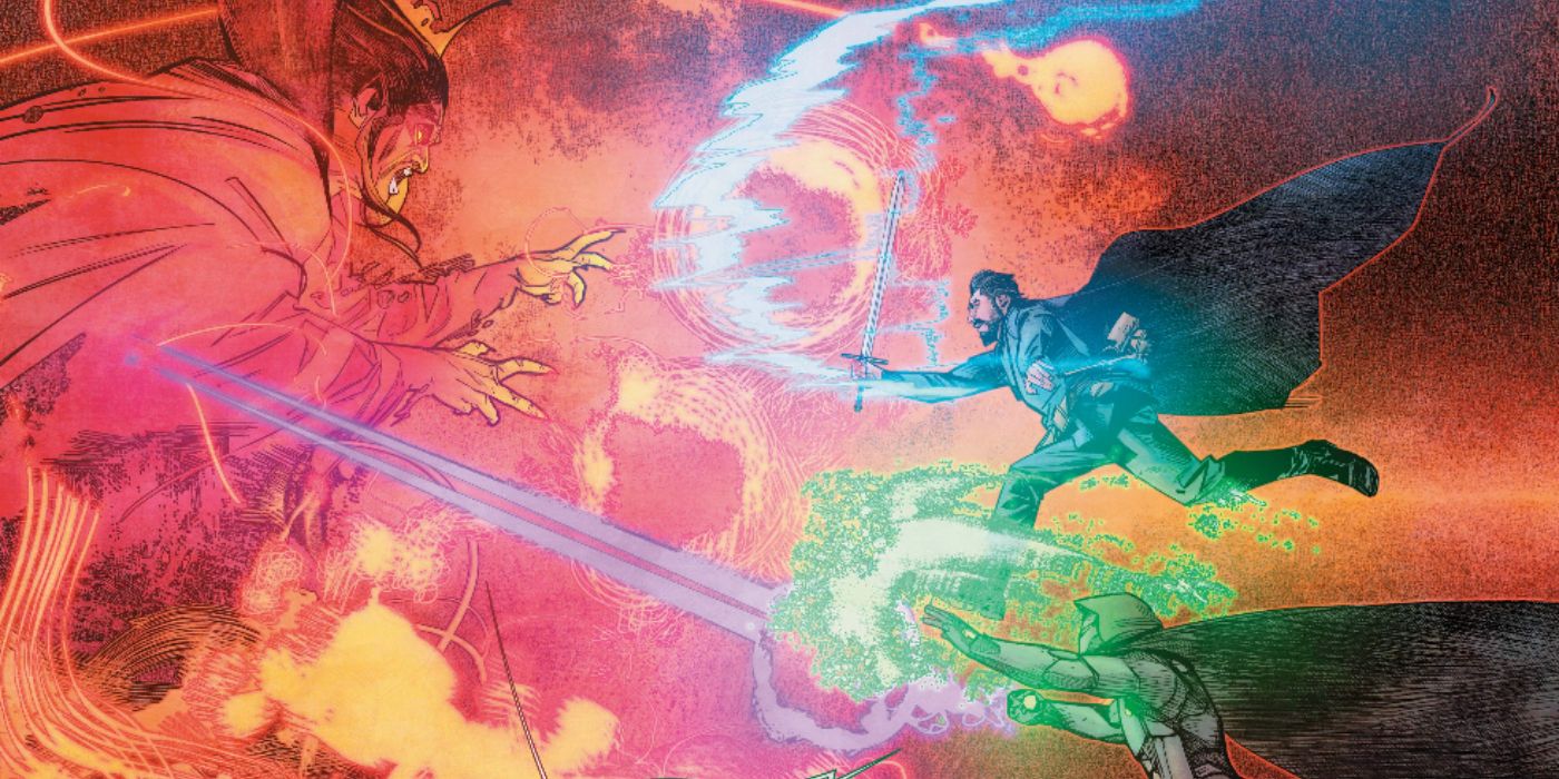 Infamous Iron Man 12 Mephisto vs Dr. Strange and Dr. Doom or Iron Doom